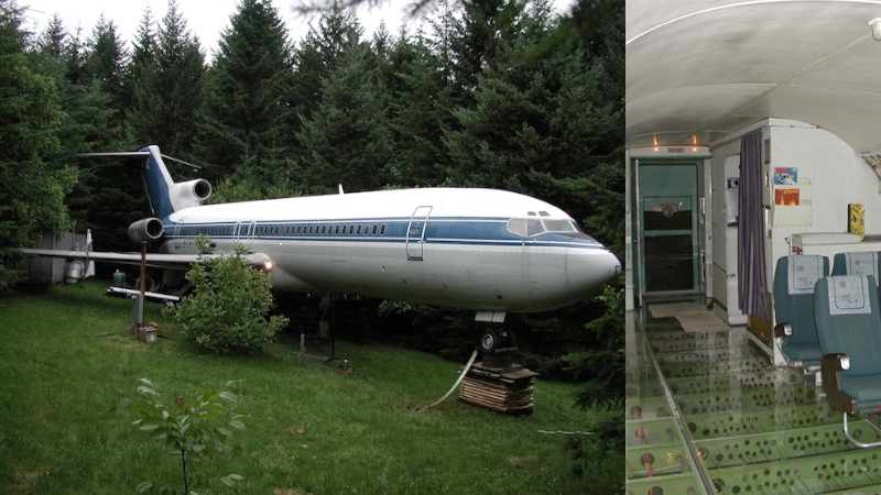 Illustration for article titled Awe-inspiring homes and buildings made out of old airplanes